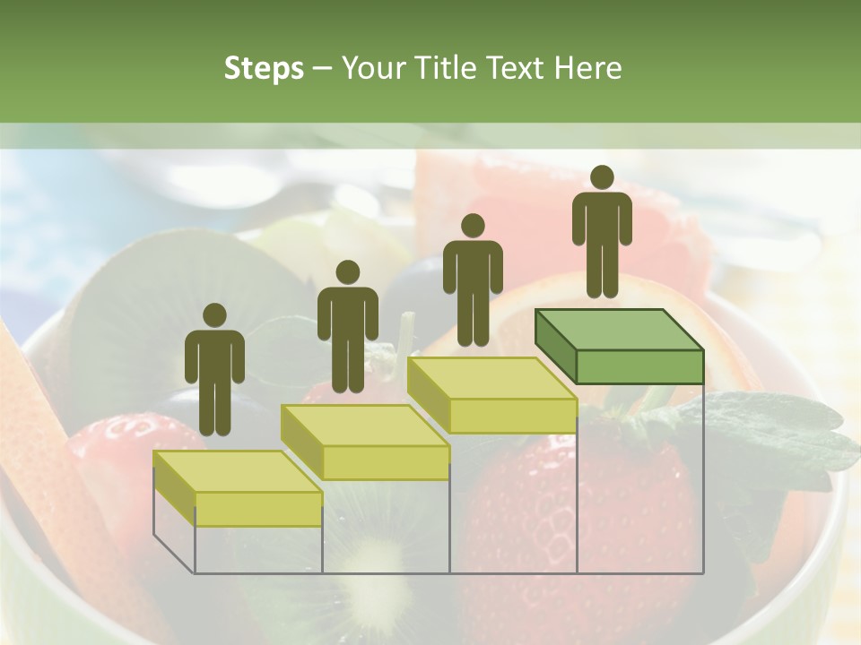 Strawberry Spoon Pomelo PowerPoint Template