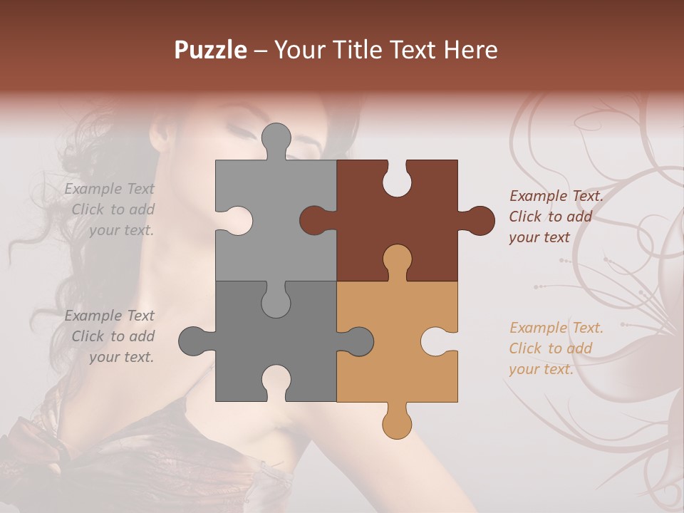 Natural Hair Makeup PowerPoint Template