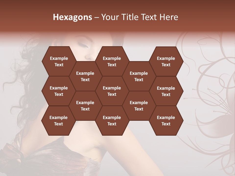 Natural Hair Makeup PowerPoint Template