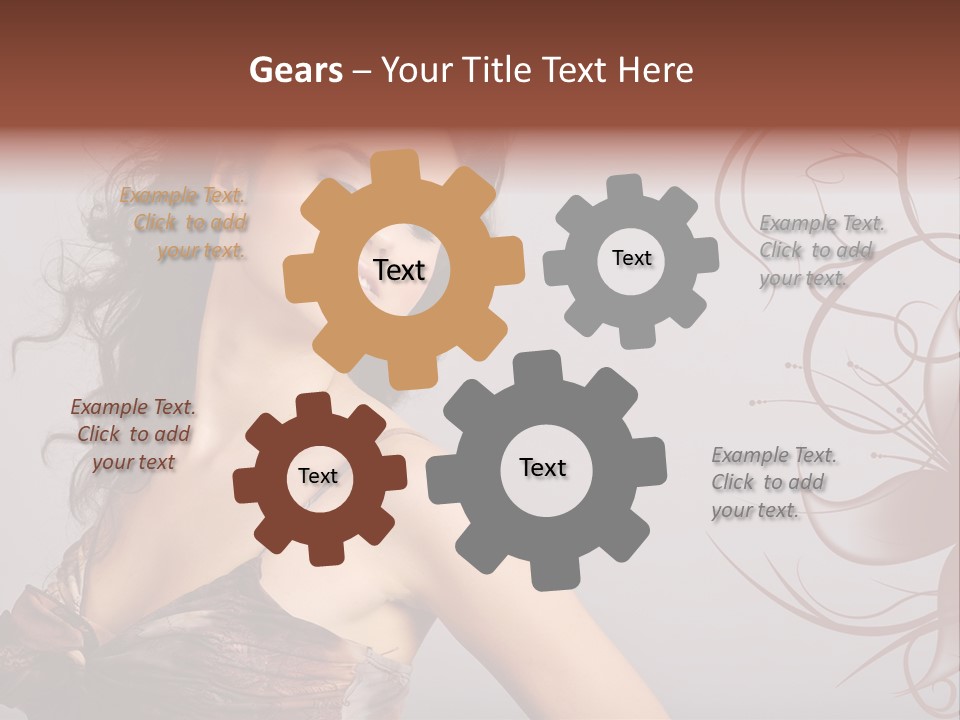 Natural Hair Makeup PowerPoint Template