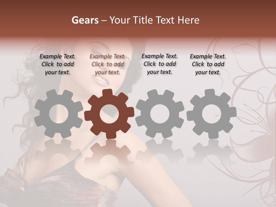 Natural Hair Makeup PowerPoint Template