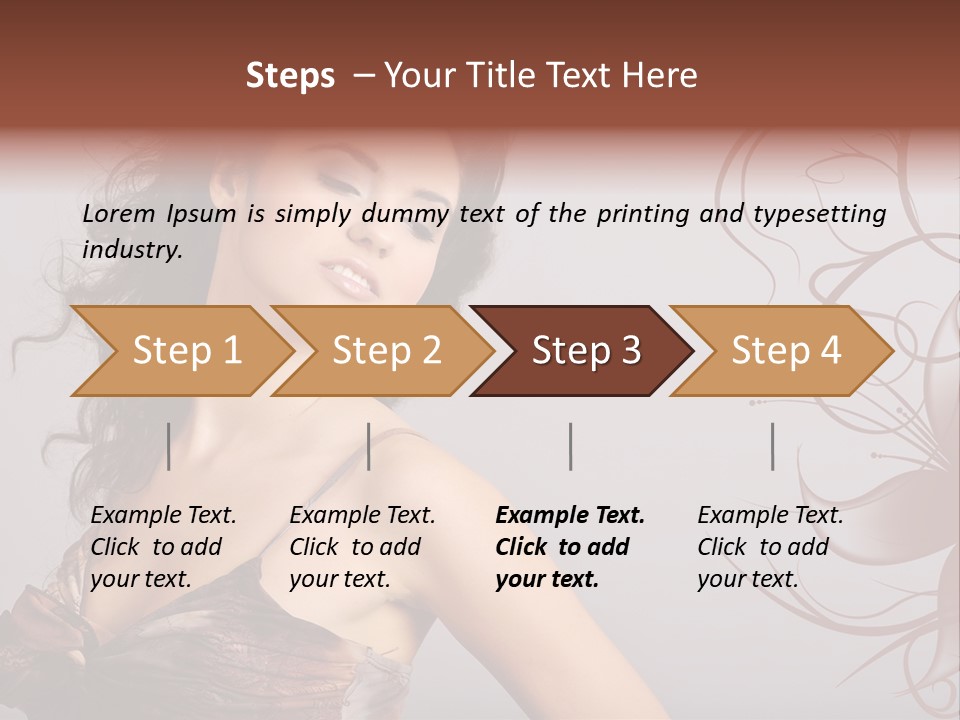 Natural Hair Makeup PowerPoint Template