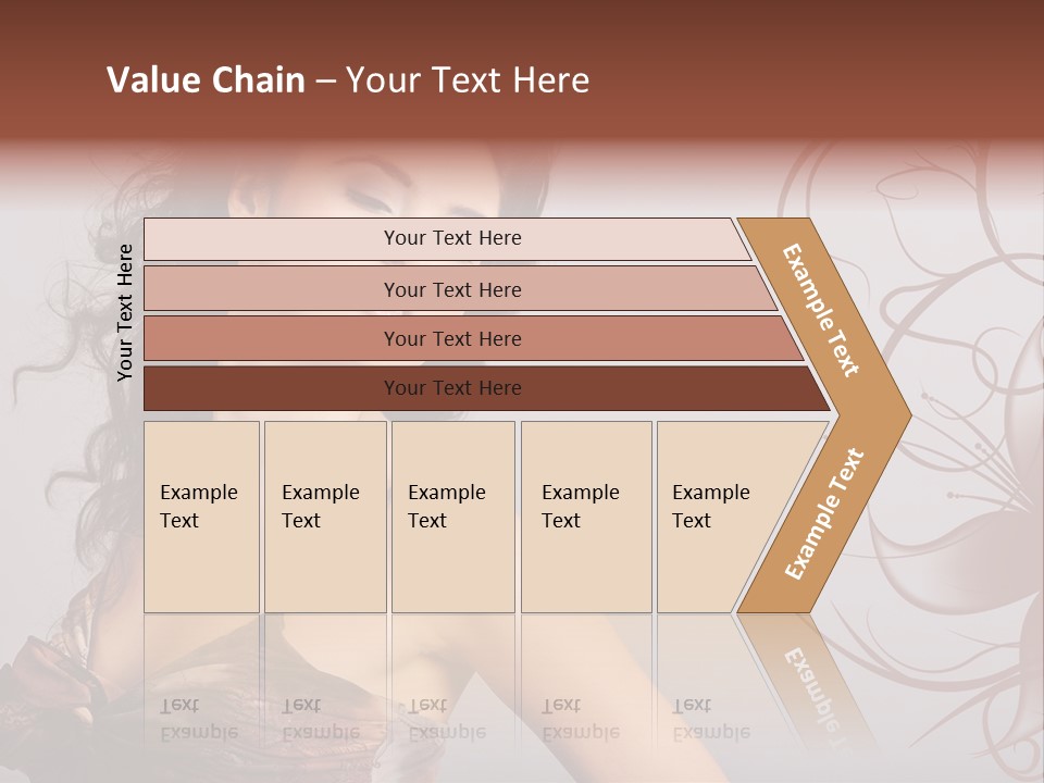 Natural Hair Makeup PowerPoint Template