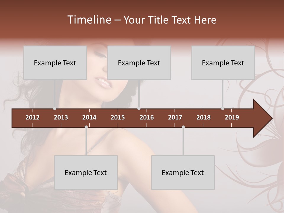 Natural Hair Makeup PowerPoint Template