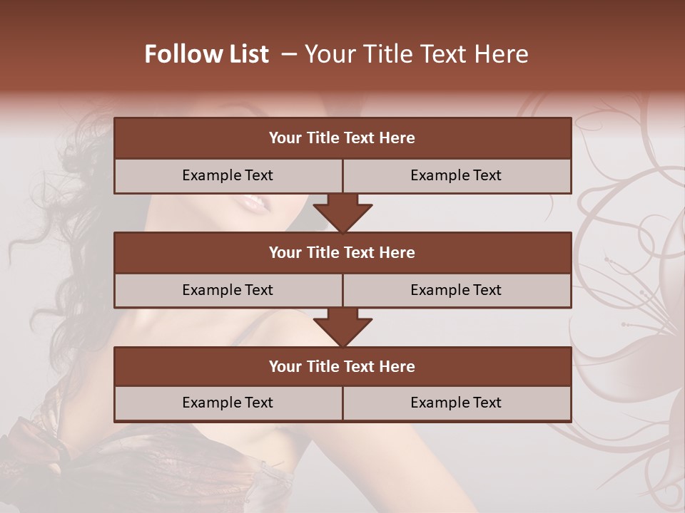 Natural Hair Makeup PowerPoint Template