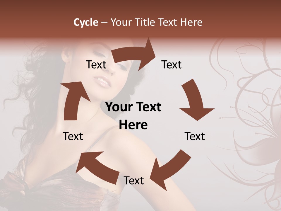 Natural Hair Makeup PowerPoint Template