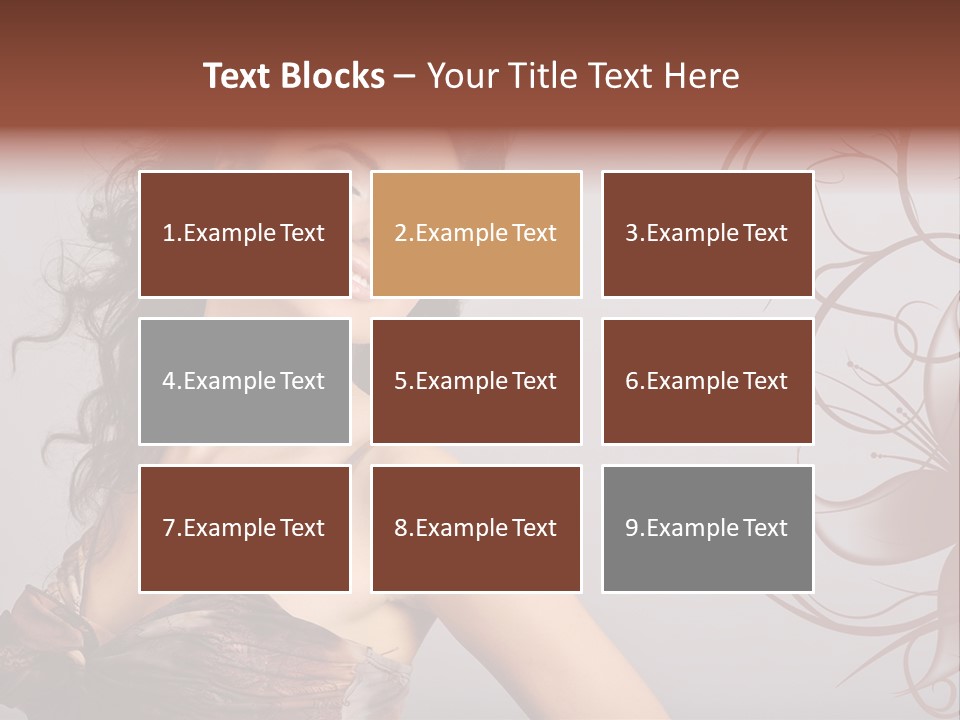 Natural Hair Makeup PowerPoint Template