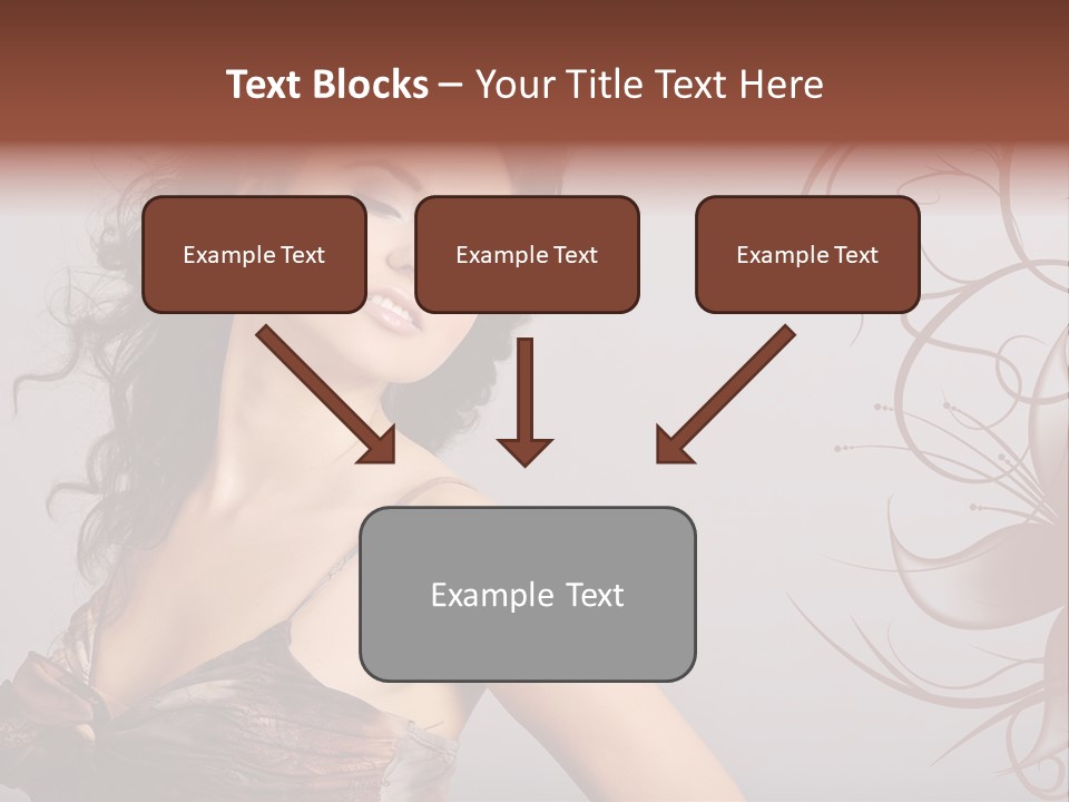 Natural Hair Makeup PowerPoint Template