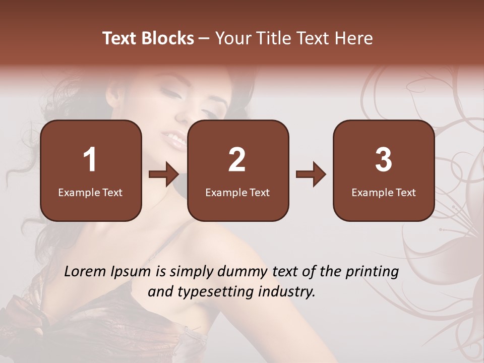 Natural Hair Makeup PowerPoint Template