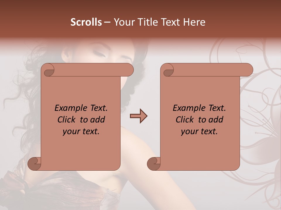 Natural Hair Makeup PowerPoint Template