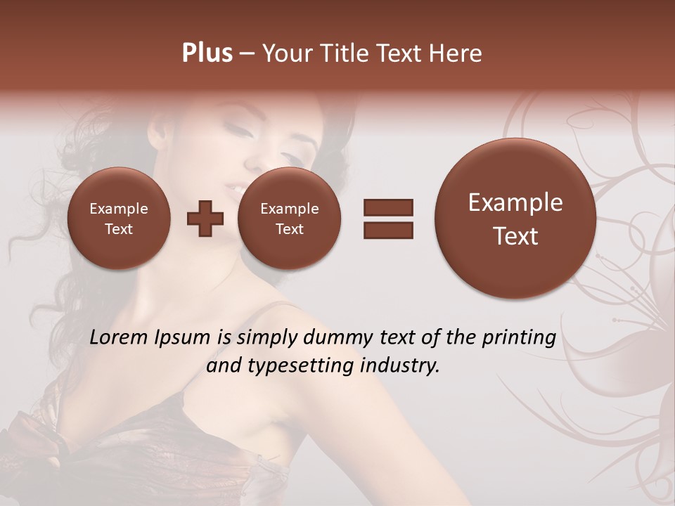 Natural Hair Makeup PowerPoint Template