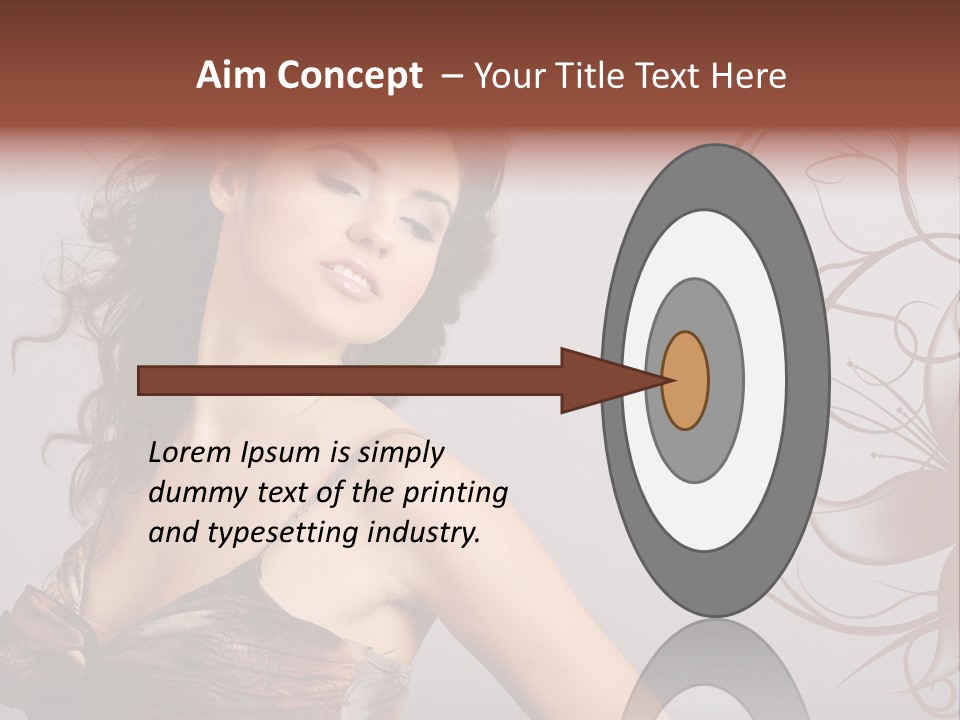 Natural Hair Makeup PowerPoint Template