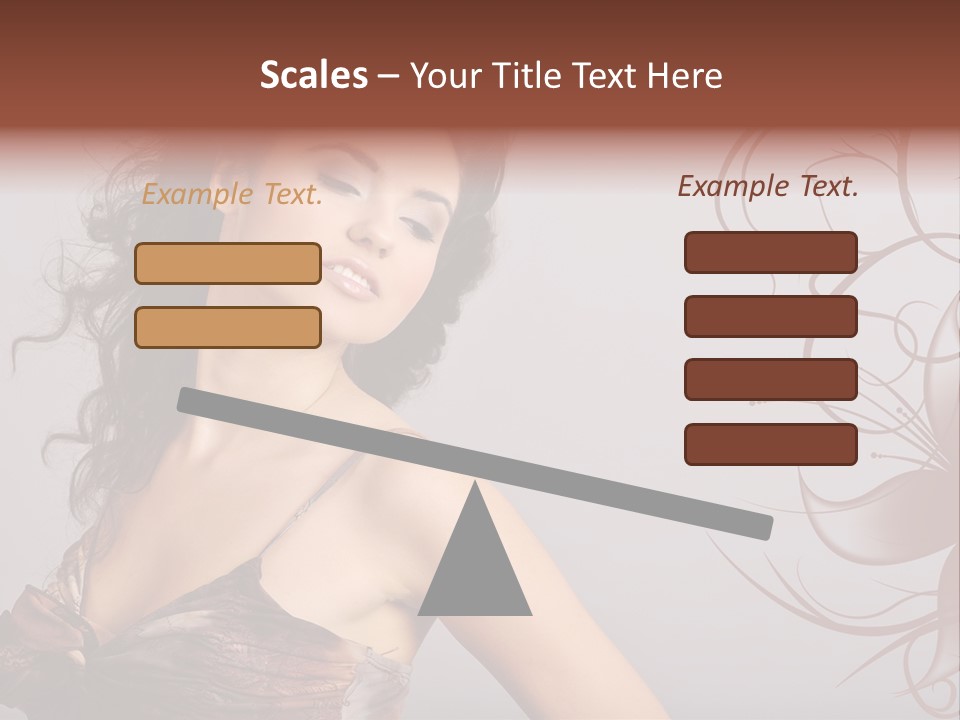 Natural Hair Makeup PowerPoint Template