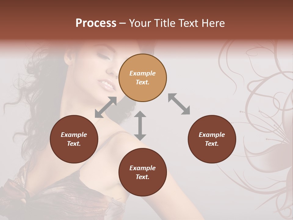 Natural Hair Makeup PowerPoint Template