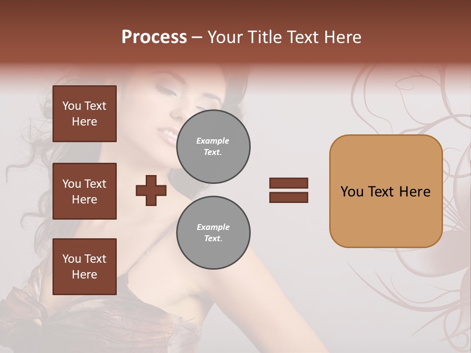 Natural Hair Makeup PowerPoint Template