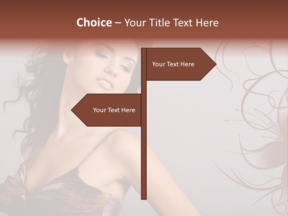 Natural Hair Makeup PowerPoint Template