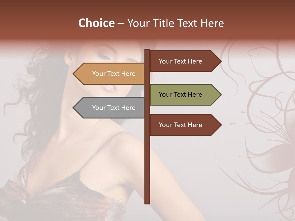 Natural Hair Makeup PowerPoint Template