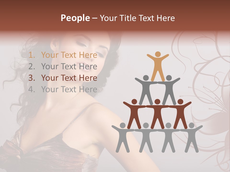 Natural Hair Makeup PowerPoint Template