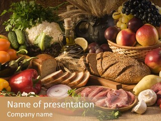 Cooking Wordpress Theme PowerPoint Template