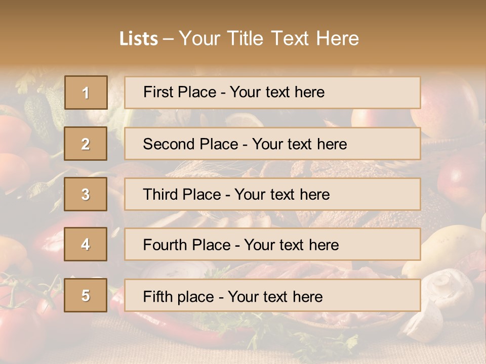 Cooking Wordpress Theme PowerPoint Template
