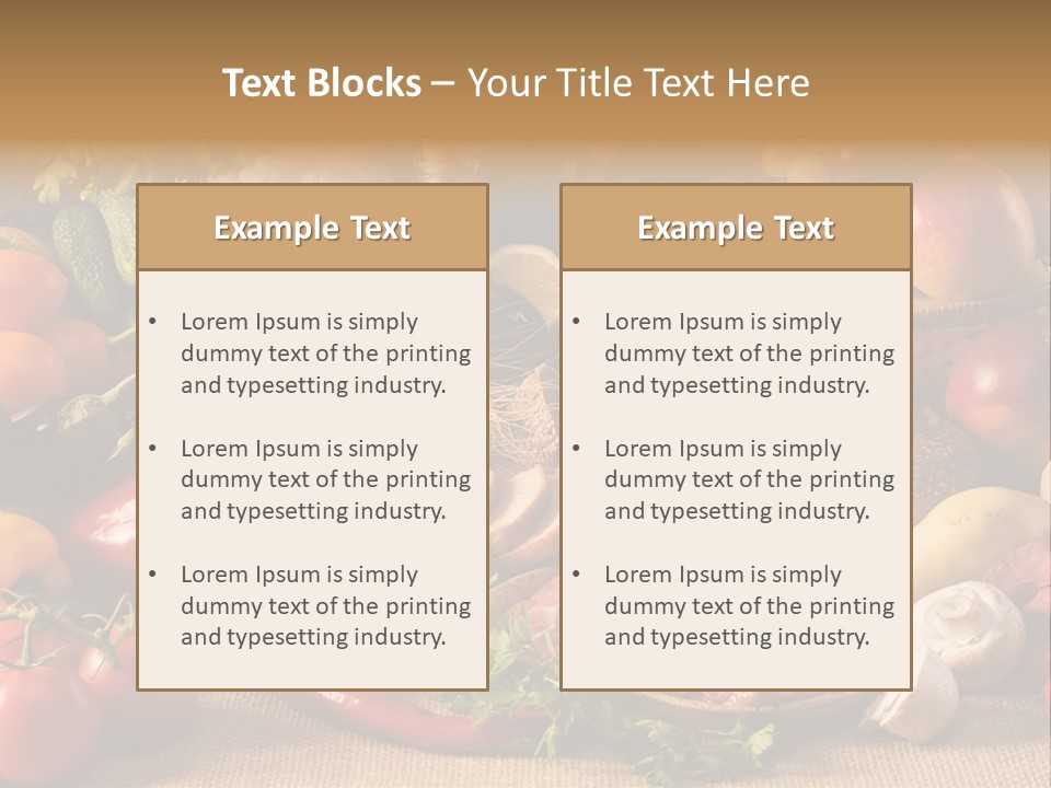Cooking Wordpress Theme PowerPoint Template