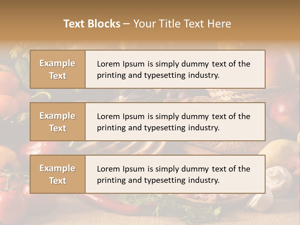 Cooking Wordpress Theme PowerPoint Template