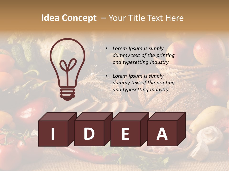 Cooking Wordpress Theme PowerPoint Template