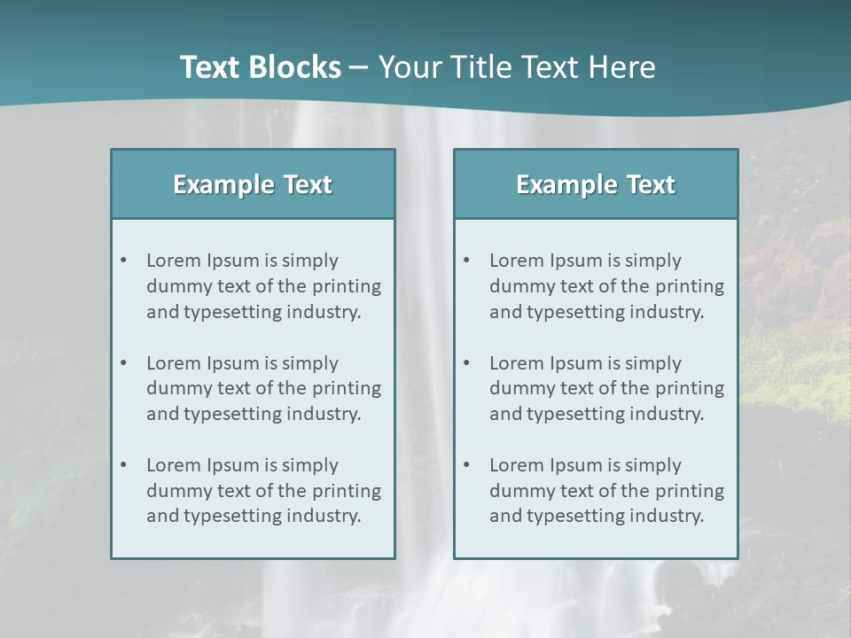Prevent Water Pollution PowerPoint Template