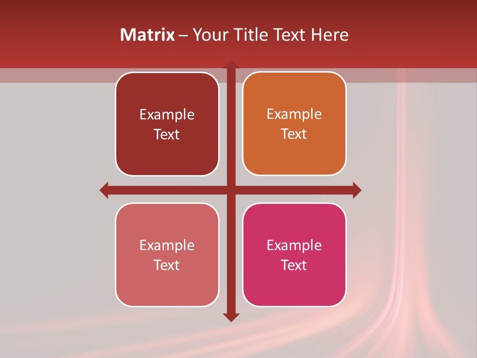 Rising Brochure Neon PowerPoint Template