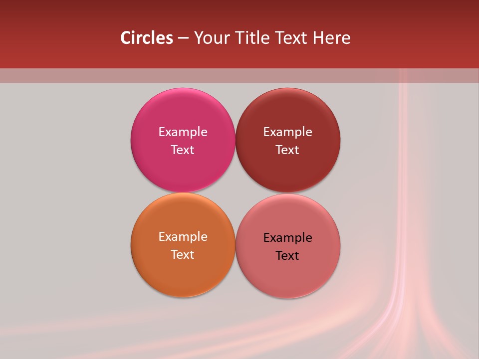 Rising Brochure Neon PowerPoint Template