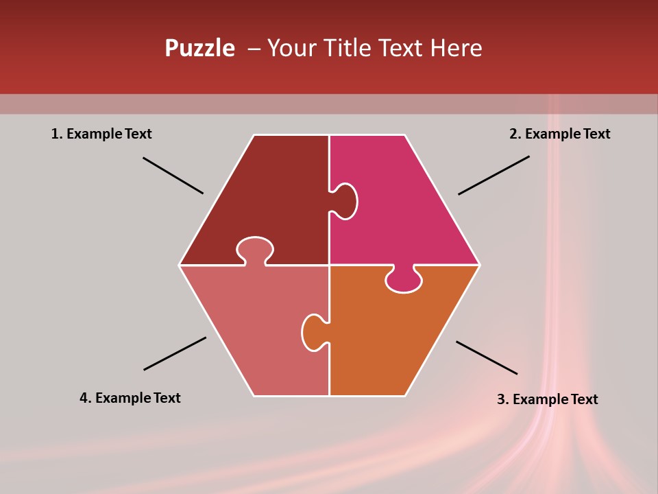 Rising Brochure Neon PowerPoint Template