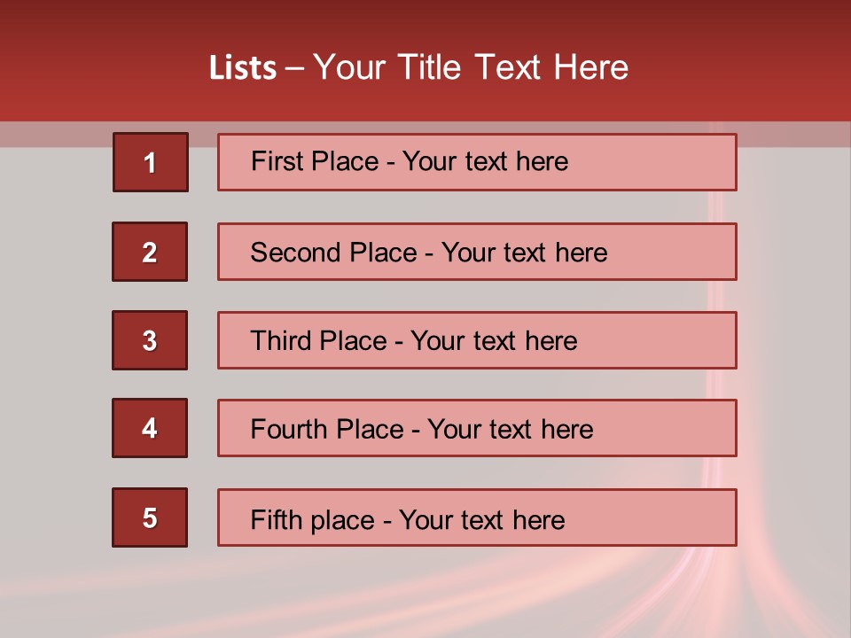 Rising Brochure Neon PowerPoint Template