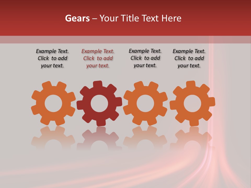 Rising Brochure Neon PowerPoint Template