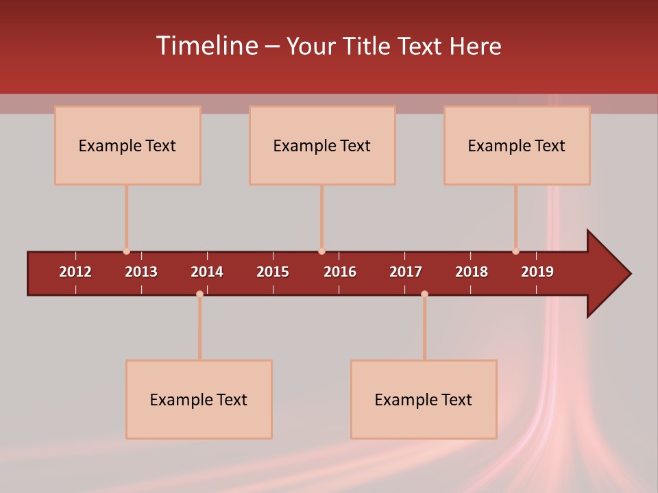 Rising Brochure Neon PowerPoint Template