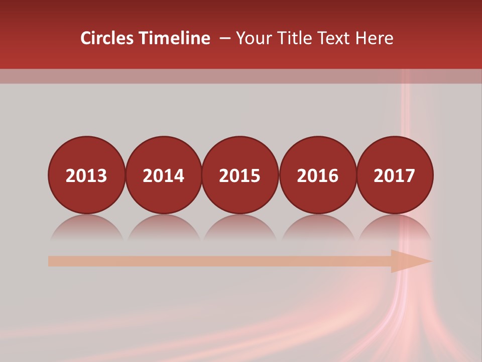 Rising Brochure Neon PowerPoint Template