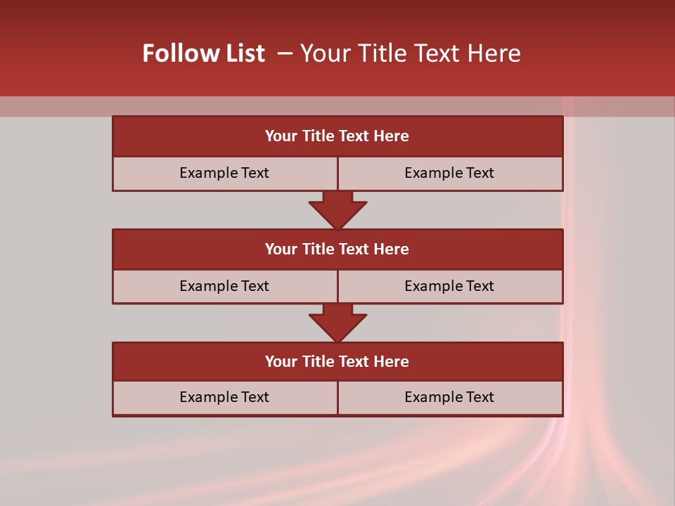 Rising Brochure Neon PowerPoint Template