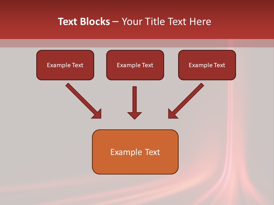 Rising Brochure Neon PowerPoint Template