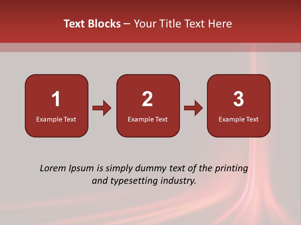 Rising Brochure Neon PowerPoint Template