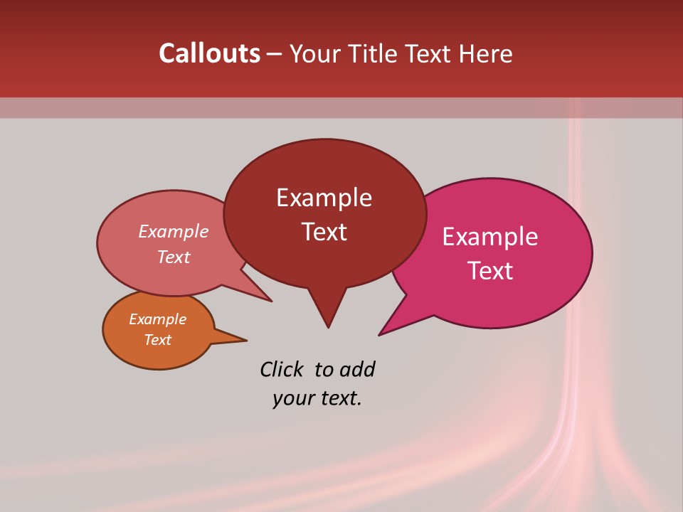 Rising Brochure Neon PowerPoint Template