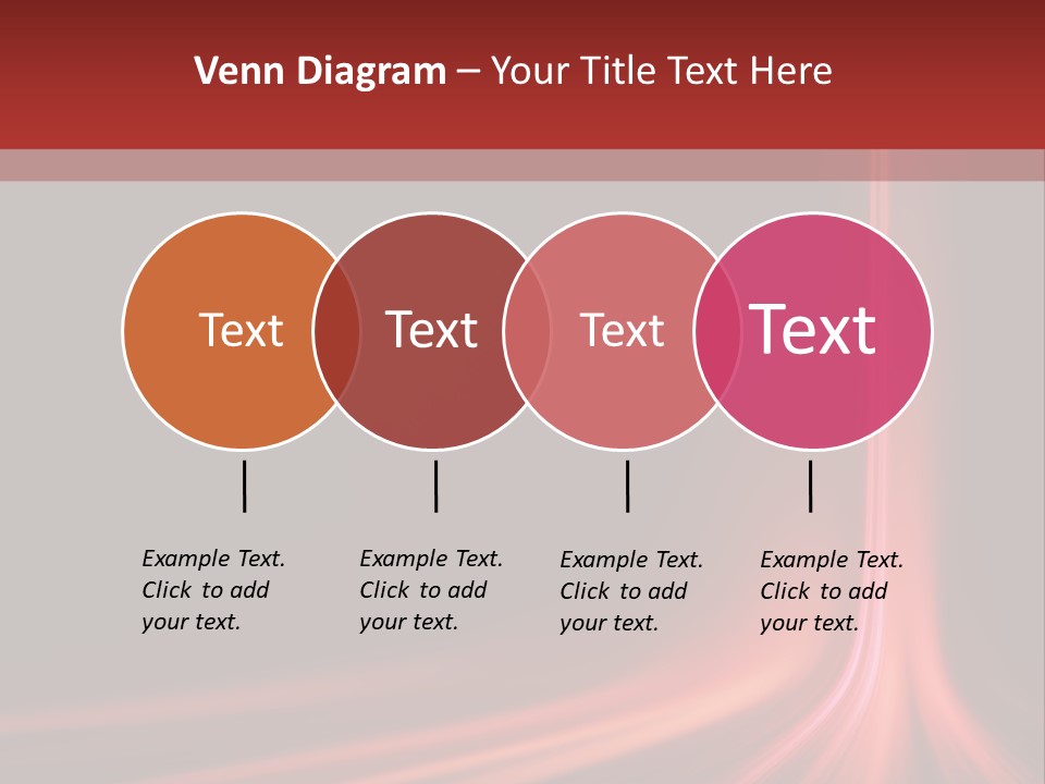 Rising Brochure Neon PowerPoint Template