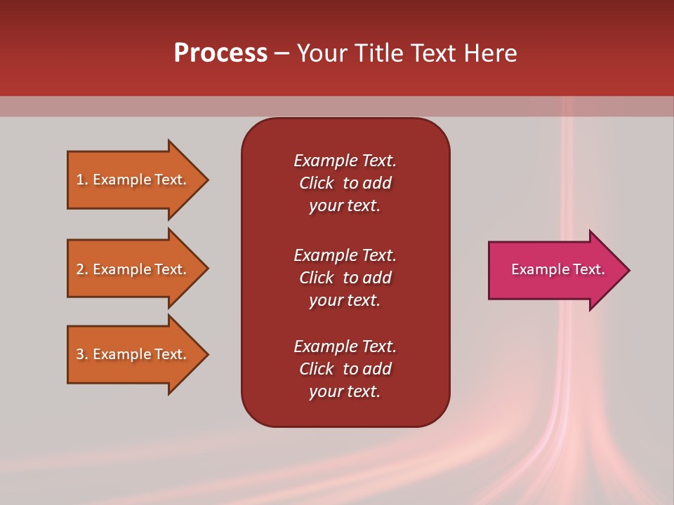 Rising Brochure Neon PowerPoint Template