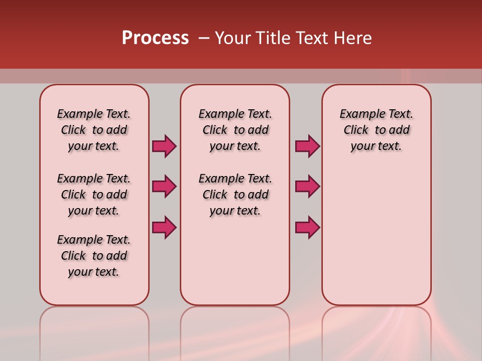 Rising Brochure Neon PowerPoint Template