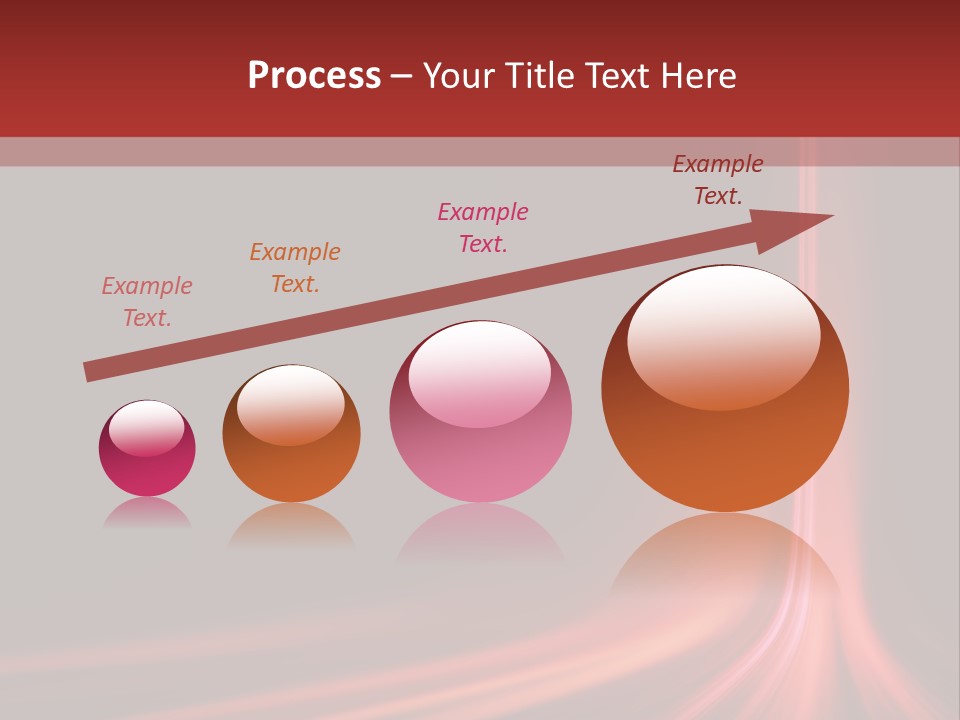 Rising Brochure Neon PowerPoint Template