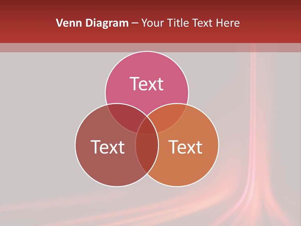 Rising Brochure Neon PowerPoint Template