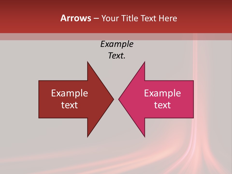 Rising Brochure Neon PowerPoint Template