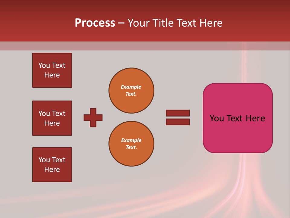 Rising Brochure Neon PowerPoint Template