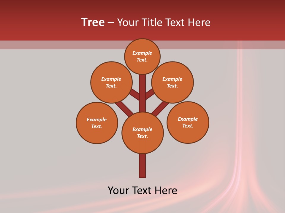 Rising Brochure Neon PowerPoint Template