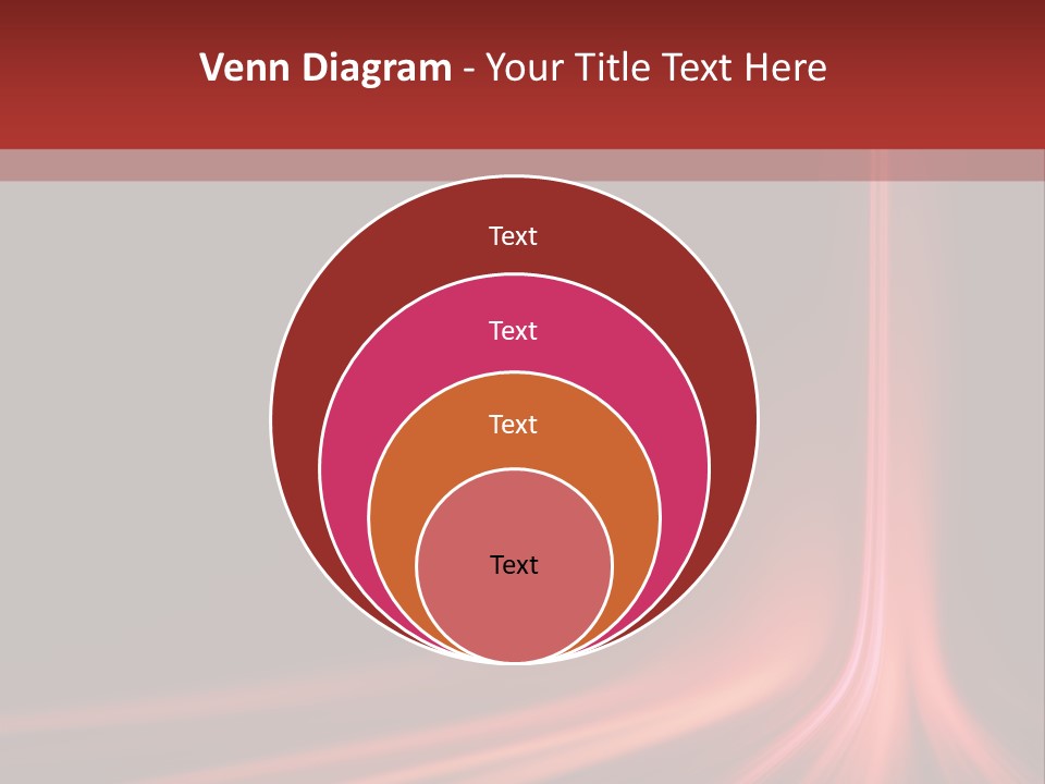 Rising Brochure Neon PowerPoint Template