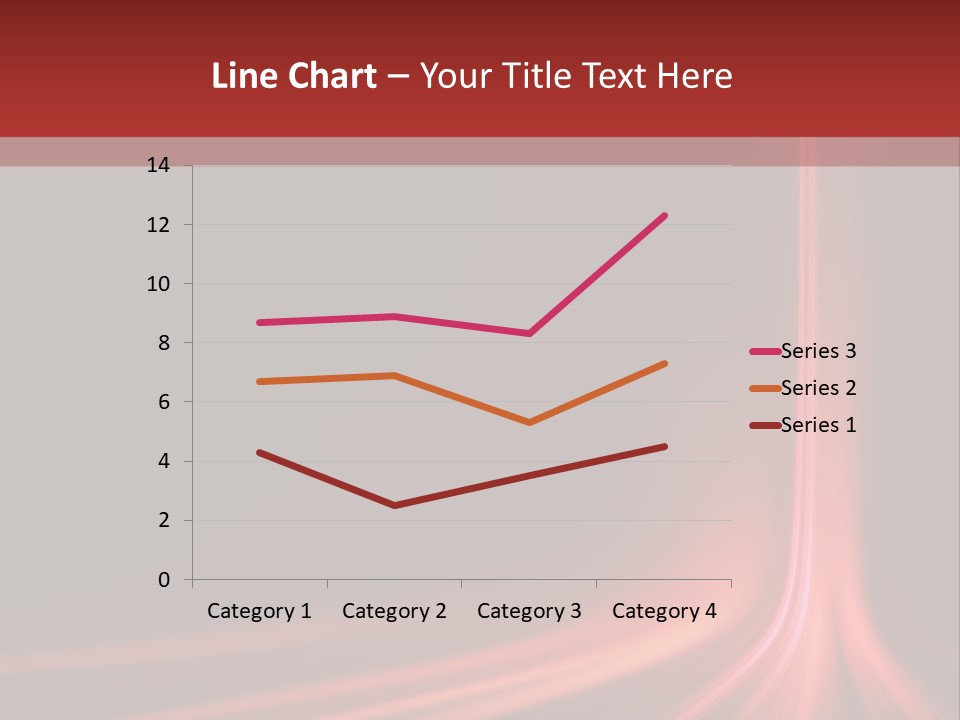 Rising Brochure Neon PowerPoint Template