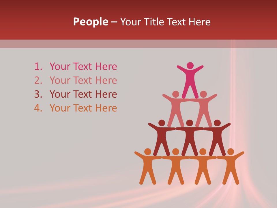 Rising Brochure Neon PowerPoint Template